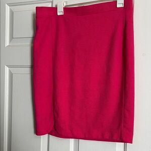 Elle Vibrant Pink Pencil Skirt